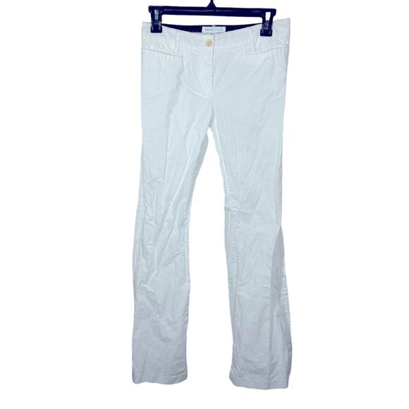 See By Chloe White Flare Bootcut Cotton Trouser Pants Size 2 - Picture 4 of 14